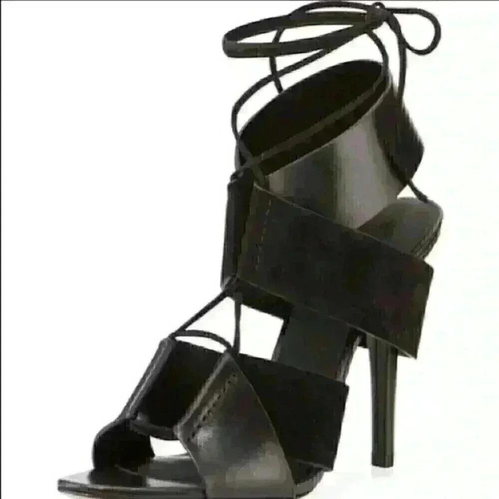 Alexander Wang Malgosia Sandals, leather and suede 36